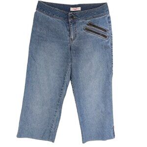 Vintage Y2K Xhilaration Stretch Low Waist Capri Jeans
